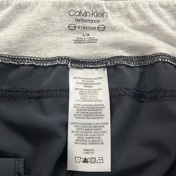Calvin Klein performance capri joggers Gray Sz Large - Picture 6 of 9